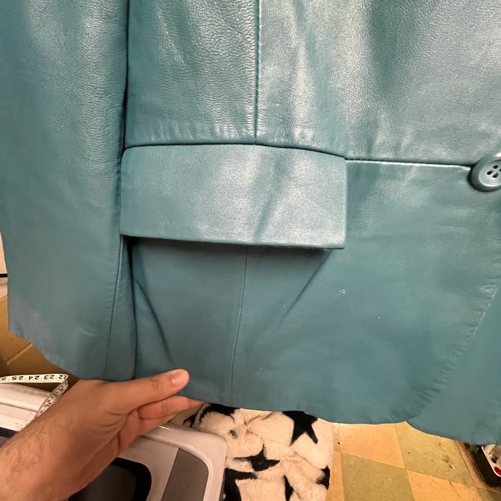 Pendleton Blue Leather Jacket - Picture 5 of 9